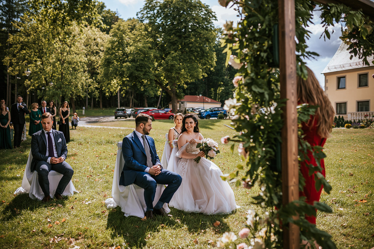 ślub plenerowy wesele pałac lubiechowa wrocław legnica